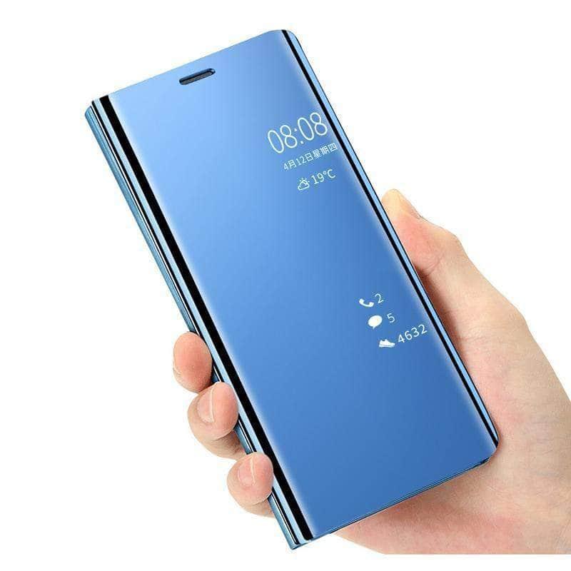 iPhone SE 2020 4.7 PU Leather Flip Mirror Smart Phone Case - CaseBuddy