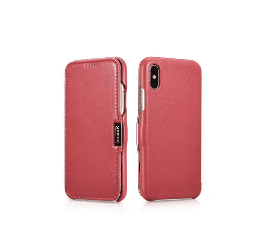 iPhone X iCarer Real Leather Funky Flip Case - CaseBuddy