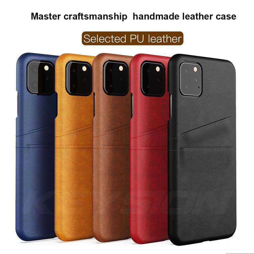 CaseBuddy Casebuddy KEYSION Leather Wallet iPhone Card Pocket Phone Back Cover
