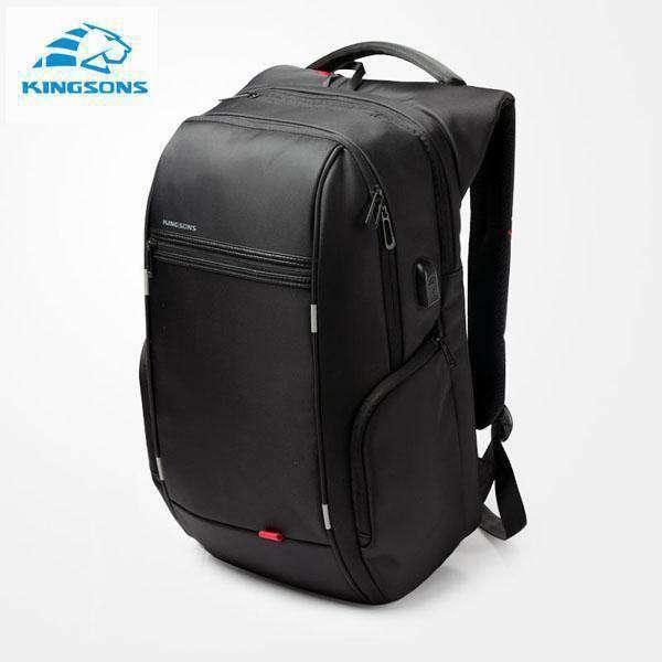 Kingsons Backpacks Laptop USB Charger Bag Antitheft Shoulder Straps - CaseBuddy