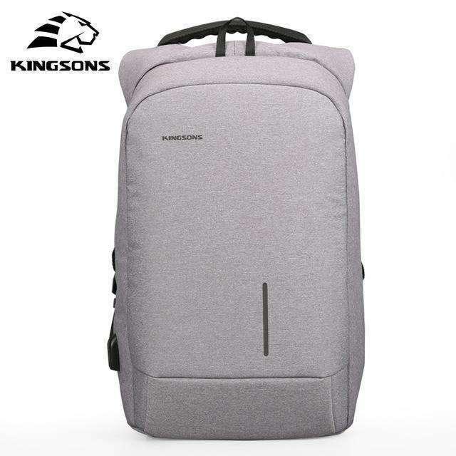 Kingsons USB Charge Anti Theft Backpack 15.6'' Laptop Waterproof Kingsons USB Charge Anti Theft Backpack 15.6'' Laptop Waterproof