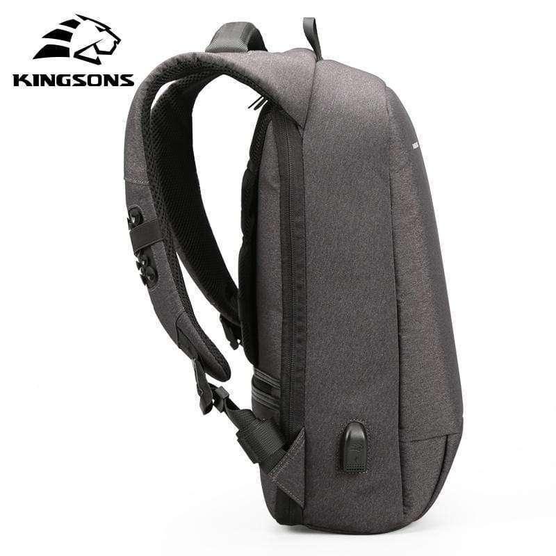Kingsons USB Charge Anti Theft Backpack 15.6'' Laptop Waterproof Kingsons USB Charge Anti Theft Backpack 15.6'' Laptop Waterproof