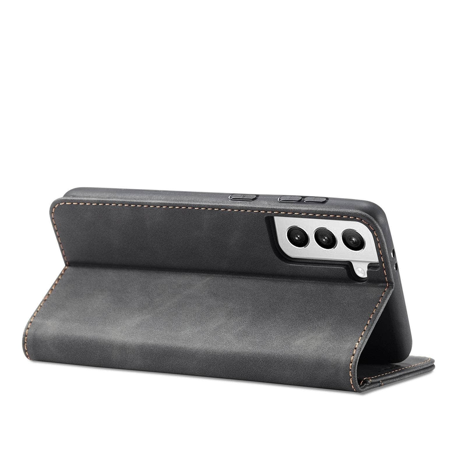 CaseBuddy Australia Casebuddy Leather Flip Galaxy S22 Luxury Wallet Cards Case