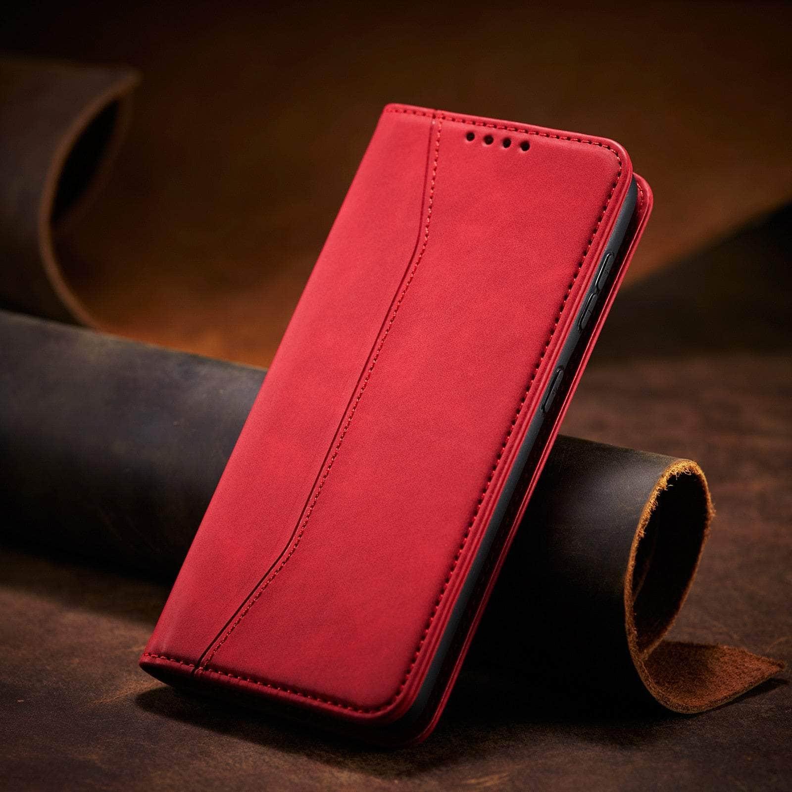 CaseBuddy Australia Casebuddy Leather Flip Galaxy S22 Ultra Luxury Wallet Cards Case