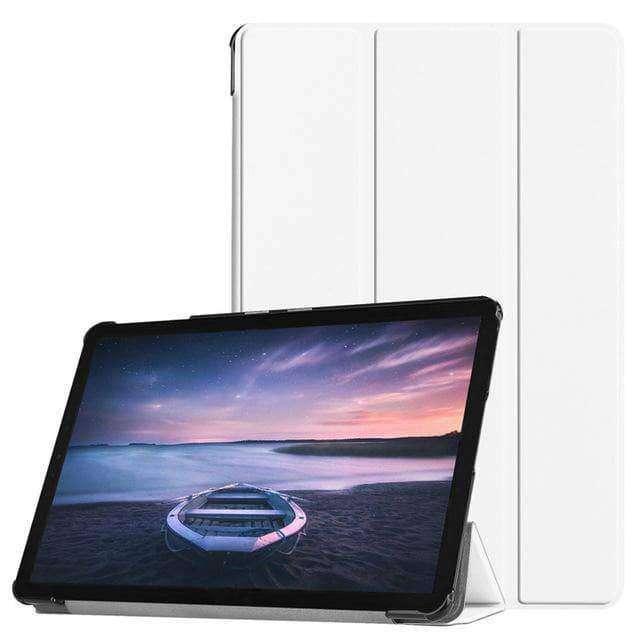 Leather Look Galaxy Tab S4 10.5 Smart Magnet Cover - CaseBuddy