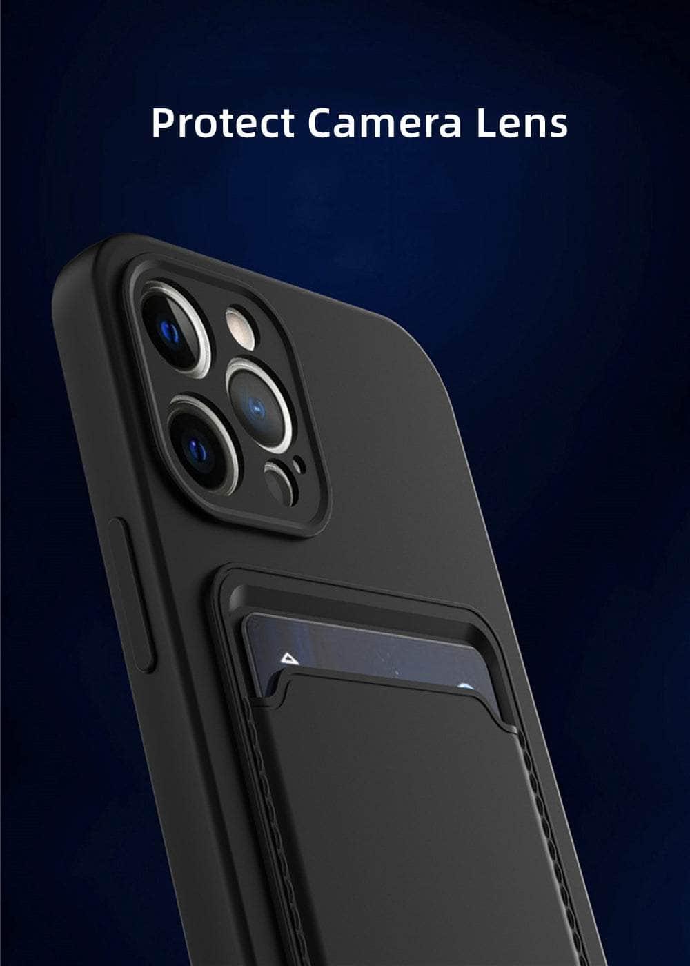 Casebuddy Liquid Silicone iPhone 14 Pro Wallet Case