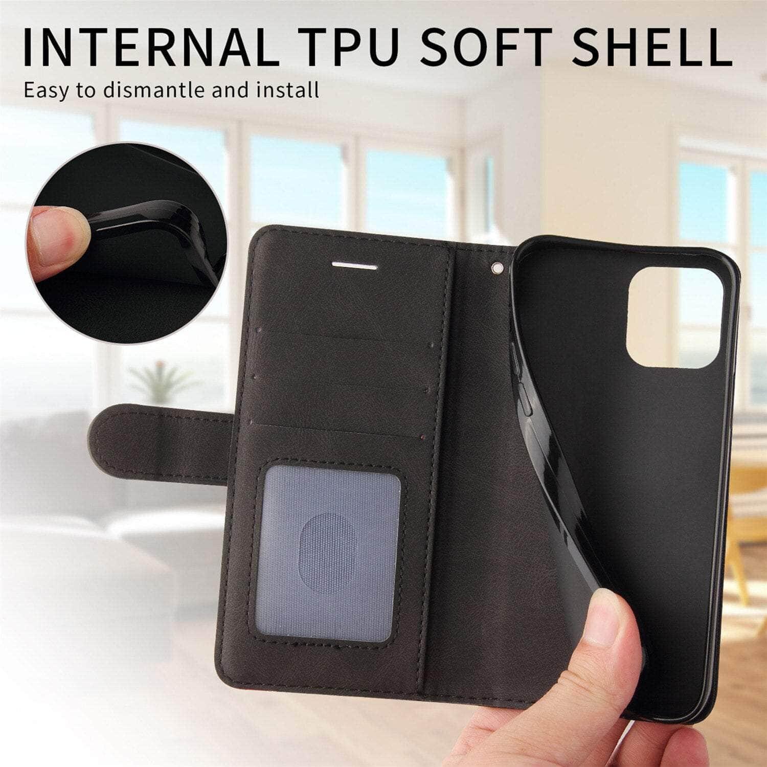 Casebuddy Luxury Pixel 7 Leather Wallet Case