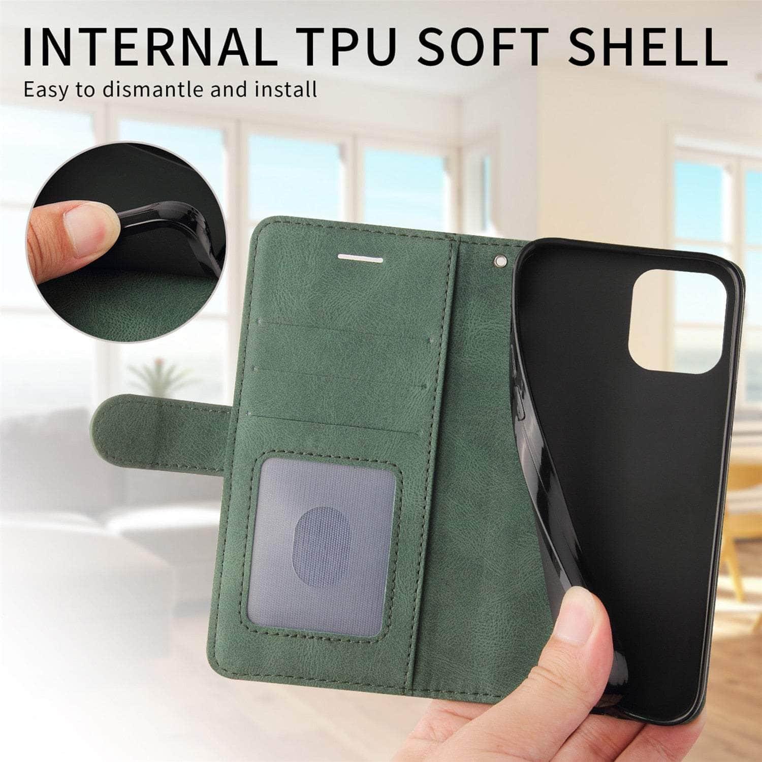 Casebuddy Luxury Pixel 7 Leather Wallet Case