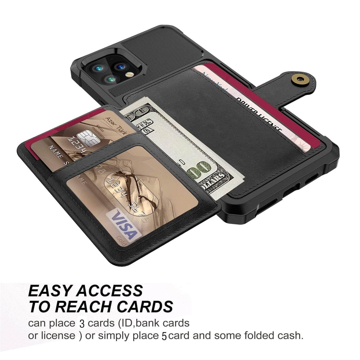 CaseBuddy Australia Casebuddy Luxury Wallet iPhone 13 Mini Cards Case