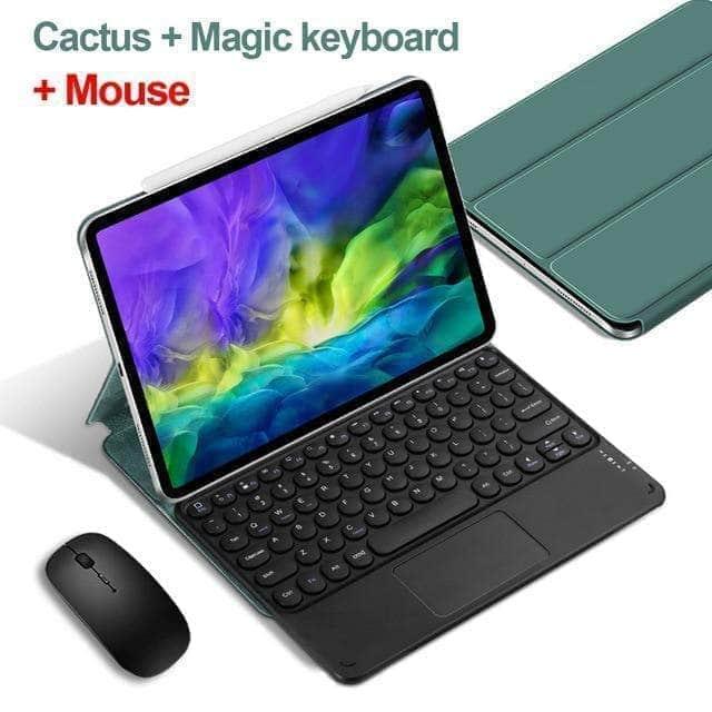 CaseBuddy Australia Casebuddy GF Cactus Touch M / iPad Pro 12.9 2020 Magic iPad Magnetic Bluetooth Keyboard Case
