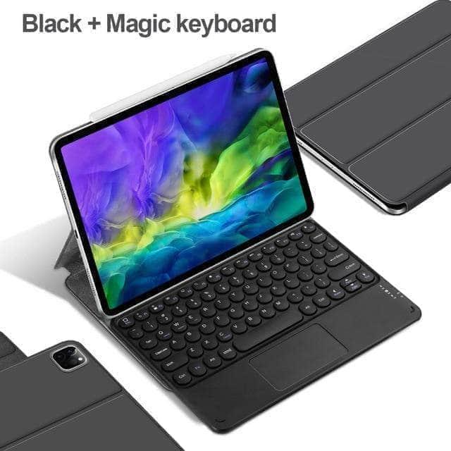 CaseBuddy Australia Casebuddy GF Black Touch / iPad Pro 12.9 2020 Magic iPad Magnetic Bluetooth Keyboard Case