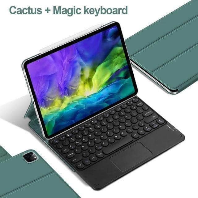 CaseBuddy Australia Casebuddy GF Cactus Touch / iPad Pro 12.9 2020 Magic iPad Magnetic Bluetooth Keyboard Case