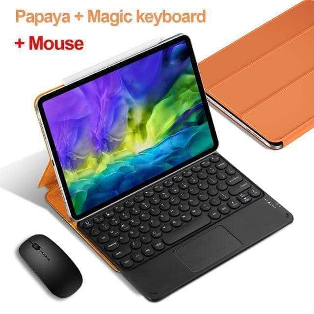 CaseBuddy Australia Casebuddy GF Papaya Touch M / iPad Pro 12.9 2020 Magic iPad Magnetic Bluetooth Keyboard Case