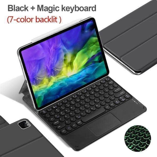 CaseBuddy Australia Casebuddy GF Black Touch 7C / iPad Pro 11 2020 Magic iPad Magnetic Bluetooth Keyboard Case