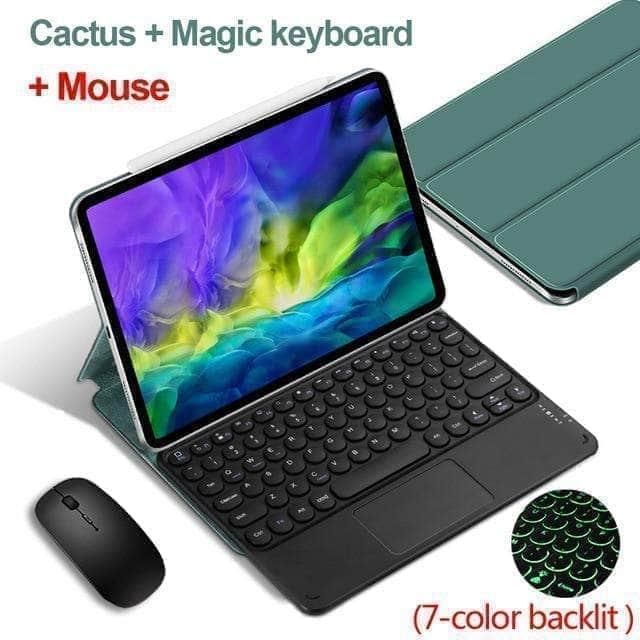 CaseBuddy Australia Casebuddy GF Cactus Touch 7C M / iPad Pro 12.9 2020 Magic iPad Magnetic Bluetooth Keyboard Case