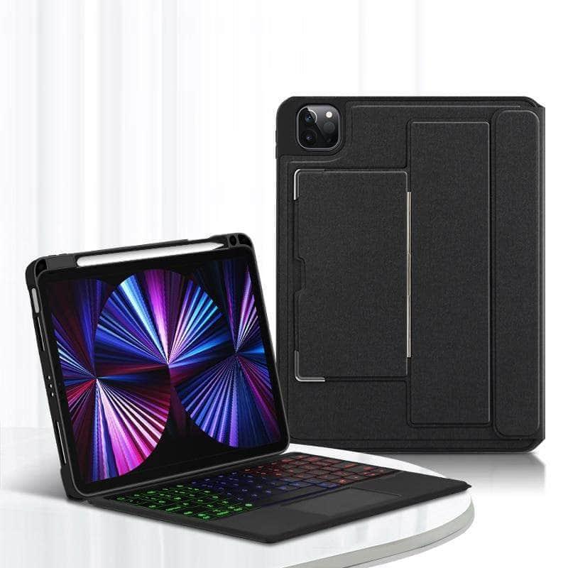 CaseBuddy Australia Casebuddy Black / 2021 iPad Pro 12.9 Magic Keyboard iPad Pro 12.9 2021 Backlit Tablet Smart Case