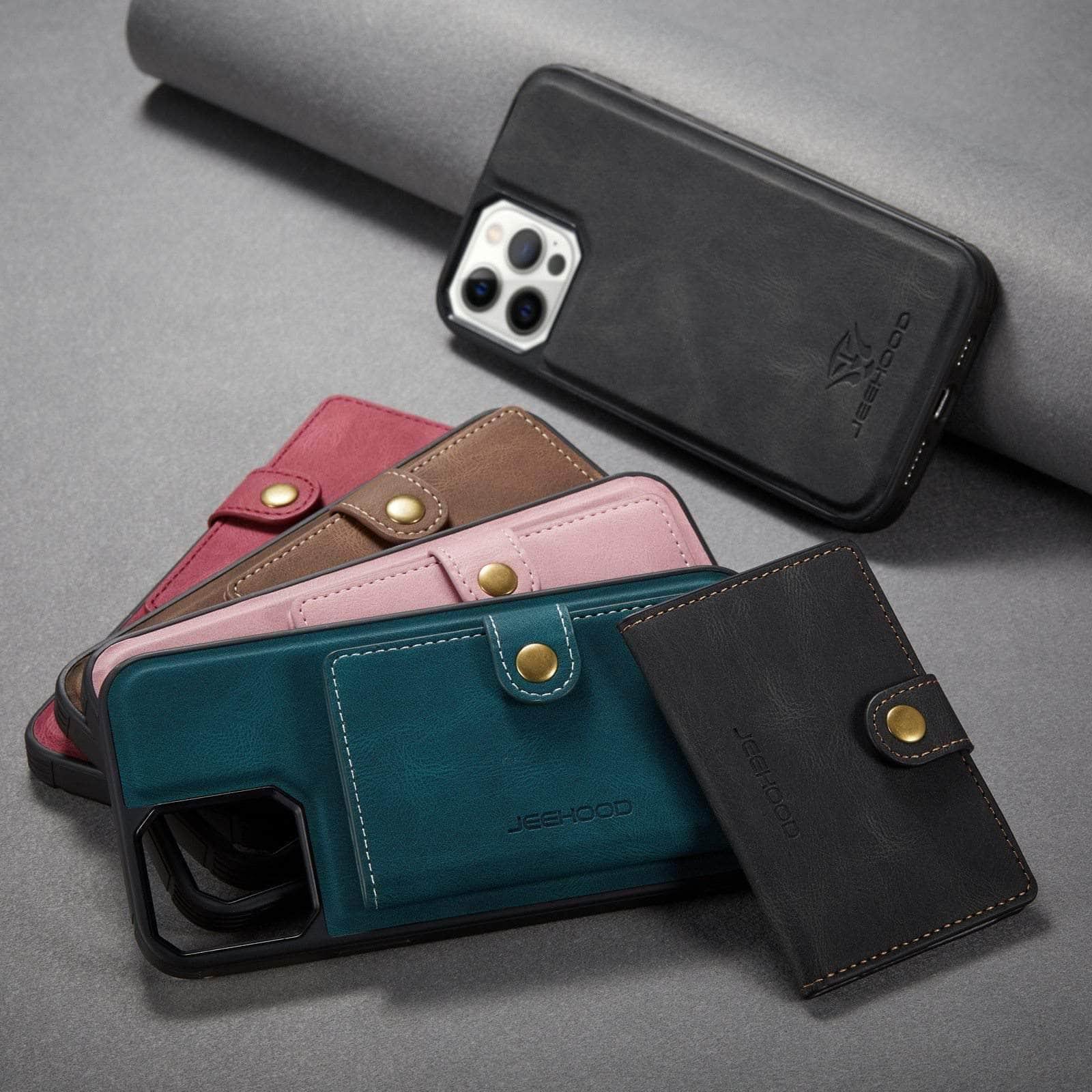 CaseBuddy Australia Casebuddy Magnetic Magsafe Leather Case iPhone 12 Stand Holder