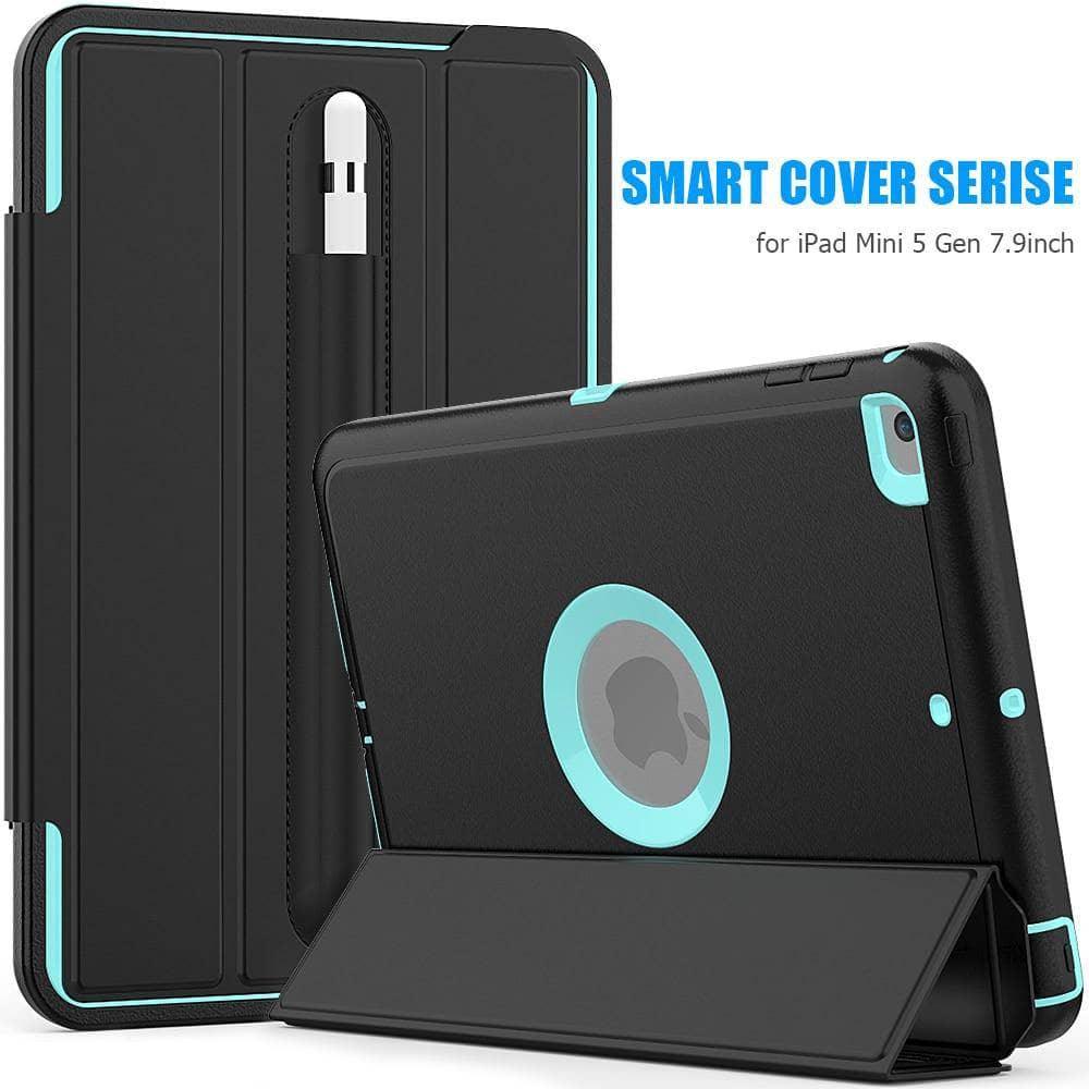 Magnetic Smart Sleep Awake Trifold Cover Case iPad Mini 5 2019  A2133 - CaseBuddy