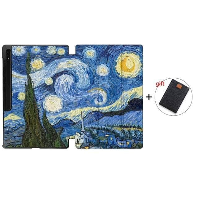 CaseBuddy Australia Casebuddy SS25 / S8 Ultra 14.6 X900 MTT 2022 Galaxy Tab S8 Ultra X906 Tri-fold Stand Case