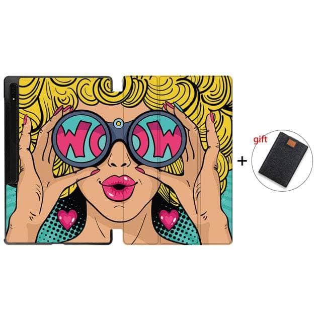 CaseBuddy Australia Casebuddy SS24 / S8 Ultra 14.6 X900 MTT 2022 Galaxy Tab S8 Ultra X906 Tri-fold Stand Case