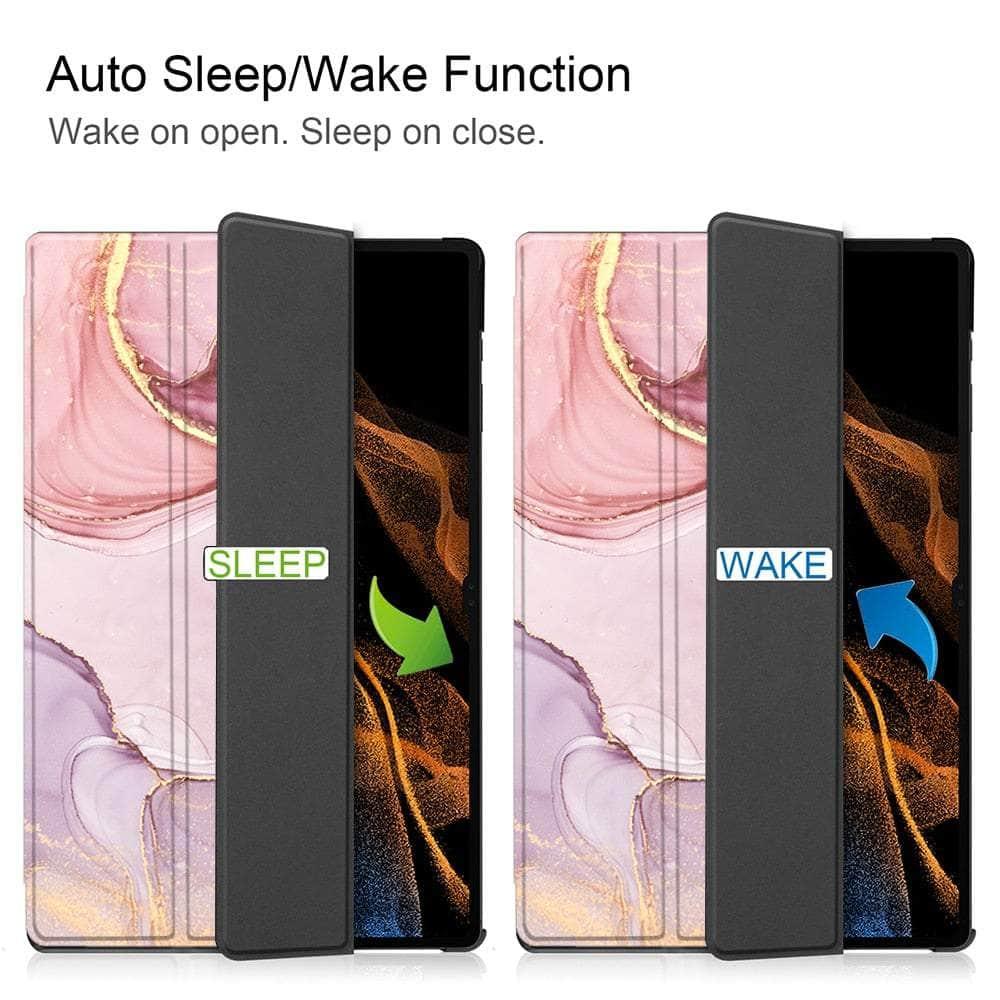 CaseBuddy Australia Casebuddy MTT 2022 Galaxy Tab S8 Ultra X906 Tri-fold Stand Case