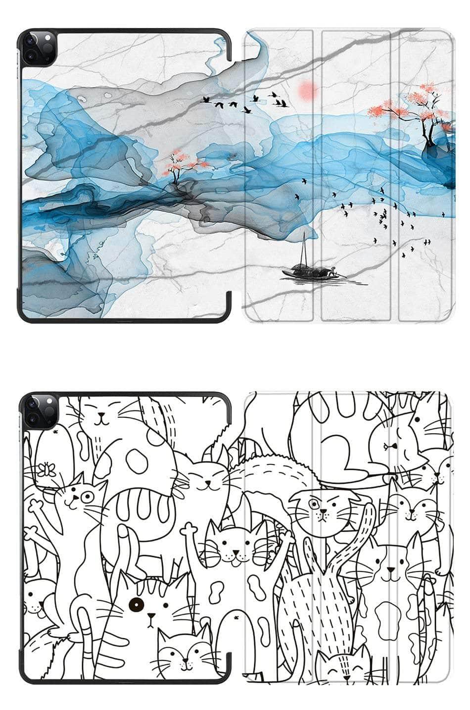 CaseBuddy Australia Casebuddy MTT iPad Pro 12.9 (2018/2020) Pencil Magnetic TriFold Smart Stand Case