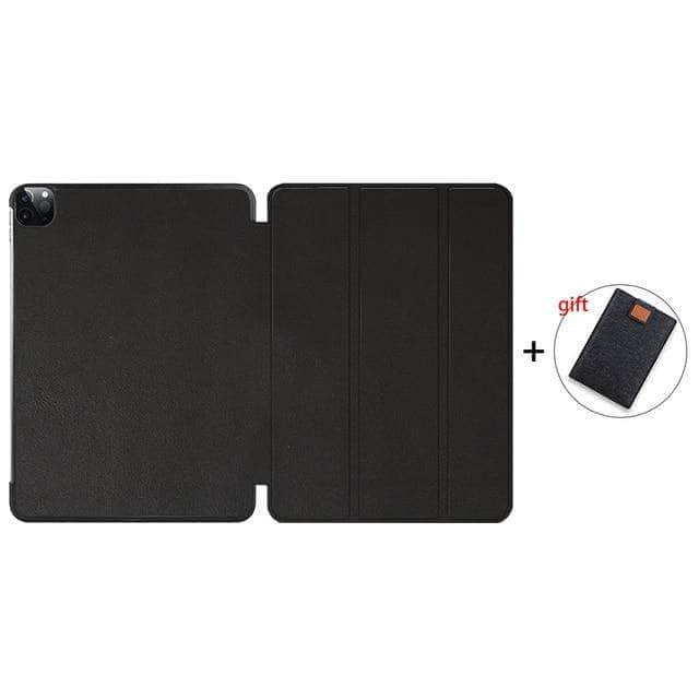 CaseBuddy Australia Casebuddy Black / Pro 12.9 3rd 4th Gen MTT iPad Pro 12.9 (2018/2020) Pencil Magnetic TriFold Smart Stand Case