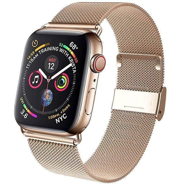 CaseBuddy Australia Casebuddy rose gold / 38mm or 40mm Multi Color Milanese Loop Apple Watch Band 6 5 4 3 2 SE 44/42/40/38
