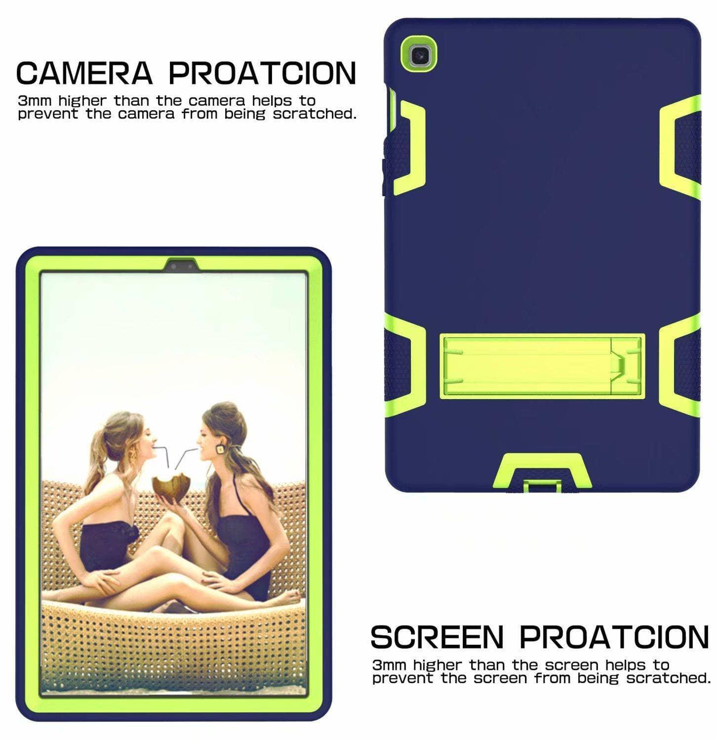 New 360 Full Protection CaseGalaxy Tab A 10.1 2019 T510 T515 Shockproof Heavy Duty Silicone Hard Stand - CaseBuddy