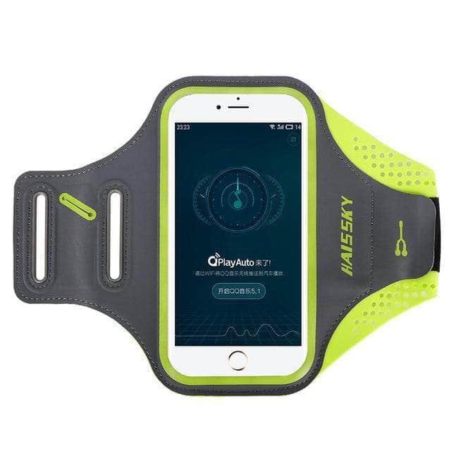 CaseBuddy Australia Casebuddy Green Outdoor Running Sport Armbands iPhone 11 12 Pro Max Waterproof