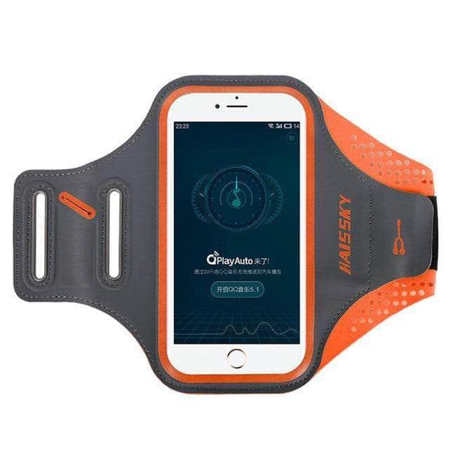 CaseBuddy Australia Casebuddy Orange Outdoor Running Sport Armbands iPhone 11 12 Pro Max Waterproof