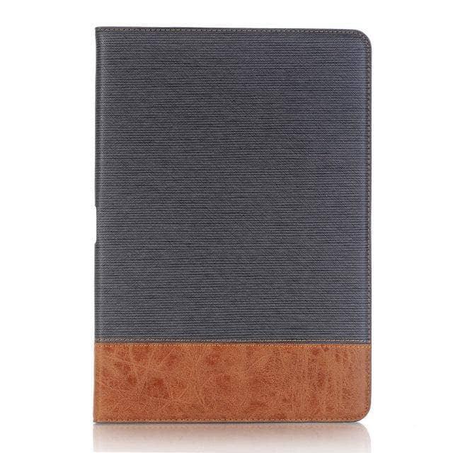 Premium Leather Look Cross Pattern Case iPad Air 3 2019 Smart Sleep Awake - CaseBuddy