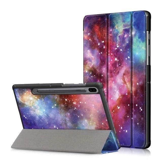 PU Leather Case Samsung Galaxy Tab S6 10.5 SM-T860 SM-T865 Stand Smart Cover - CaseBuddy