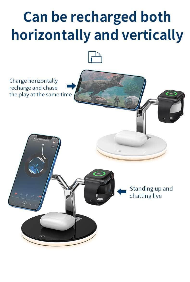 CaseBuddy Australia Casebuddy Qi Wireless Quick Charger Stand Magsafe 3 in 1