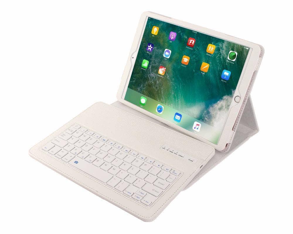 Removable Wireless Bluetooth Keyboard Leather Look Case iPad Air 3 2019 - CaseBuddy