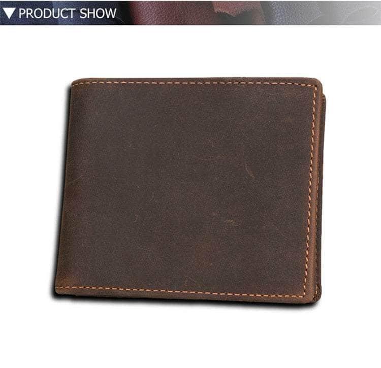CaseBuddy Casebuddy RFID Wallet Anti Theft Scanning Leather Wallet Trifold Purse