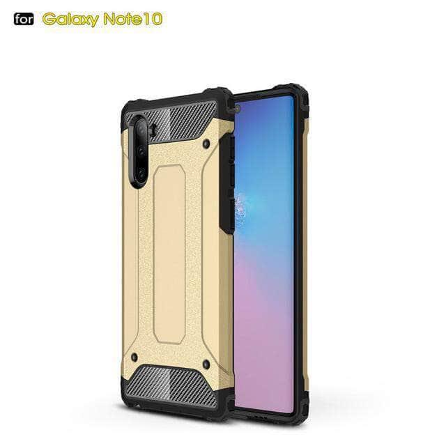 Rugged Armor Case Samsung Galaxy Note 10 Plus Hard PC Shockproof Robot Dual Layer Protector Cover - CaseBuddy