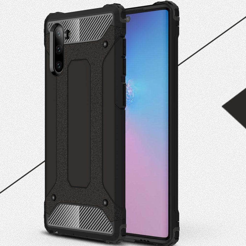 Rugged Armor Case Samsung Galaxy Note 10 Plus Hard PC Shockproof Robot Dual Layer Protector Cover - CaseBuddy