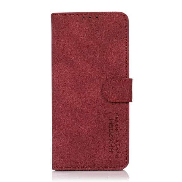 CaseBuddy Australia Casebuddy A22 5G (SM-A226) / Red Samsung Galaxy A22 Leather 360 Protect Flip Case