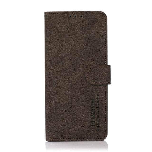 CaseBuddy Australia Casebuddy A22 5G (SM-A226) / Brown Samsung Galaxy A22 Leather 360 Protect Flip Case