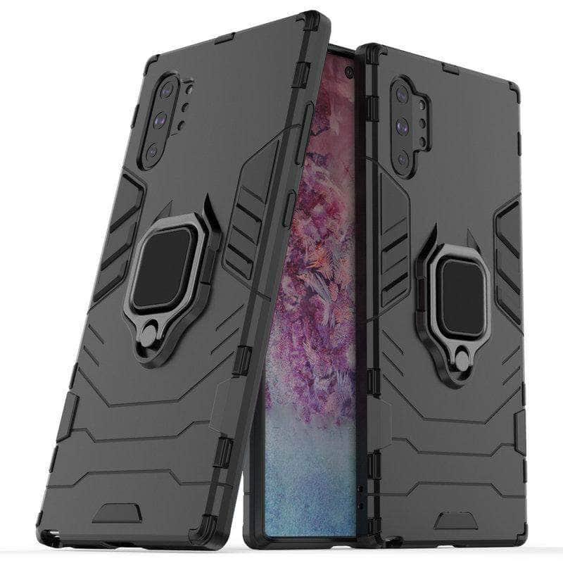 Samsung Galaxy Note10+ Note 10 Plus 5G Finger Ring Case Hard CaseArmor Case Back Cover - CaseBuddy