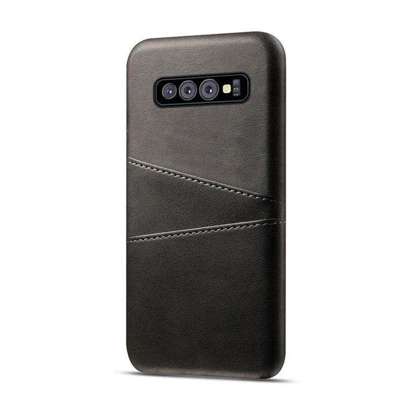 Samsung Galaxy S9 Plus Note 9 A6 A8 A7 A9 Fashion Card Slots Holder Back Cover PU Leather PC Cases - CaseBuddy