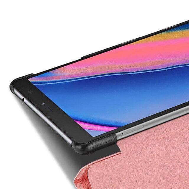 Samsung Galaxy Tab A 8.0 2019 SM-T290 SM-T295 Fashion PU Leather Protective Shell Stand - CaseBuddy