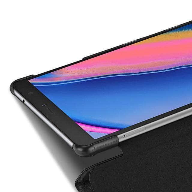Samsung Galaxy Tab A 8.0 2019 SM-T290 SM-T295 Fashion PU Leather Protective Shell Stand - CaseBuddy