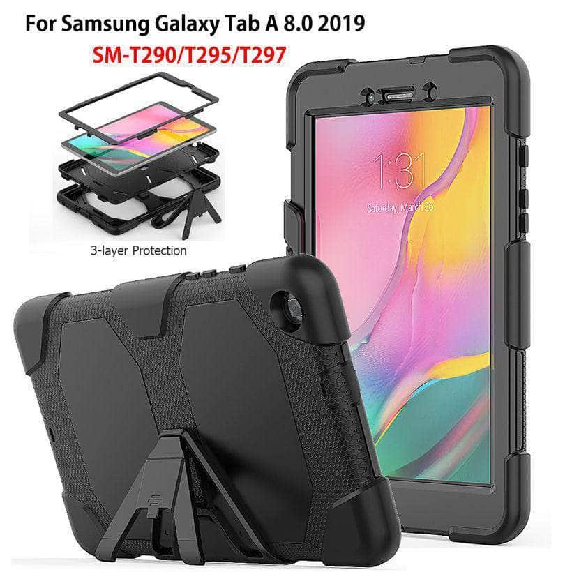 Samsung Galaxy Tab A 8.0 2019 T290 T295 T297 Shockproof Heavy Duty Stand Case - CaseBuddy
