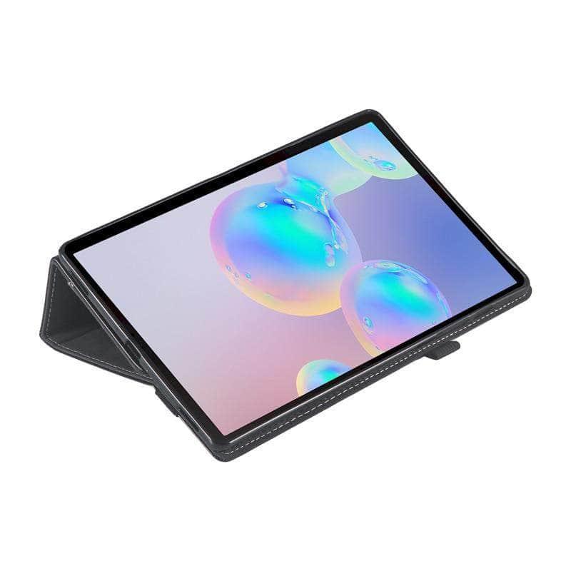 Samsung Tab S6 10.5 T865 T860 Handheld Flip Case Retro Card Smart Cover - CaseBuddy