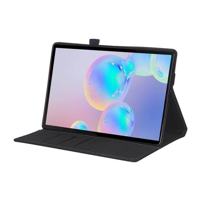 Samsung Tab S6 10.5 T865 T860 Handheld Flip Case Retro Card Smart Cover - CaseBuddy