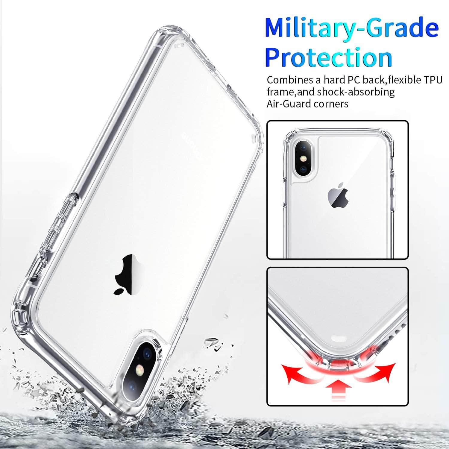 CaseBuddy Australia Casebuddy Shockproof Clear Transparent Silicone iPhone 13 & 13 Pro Case