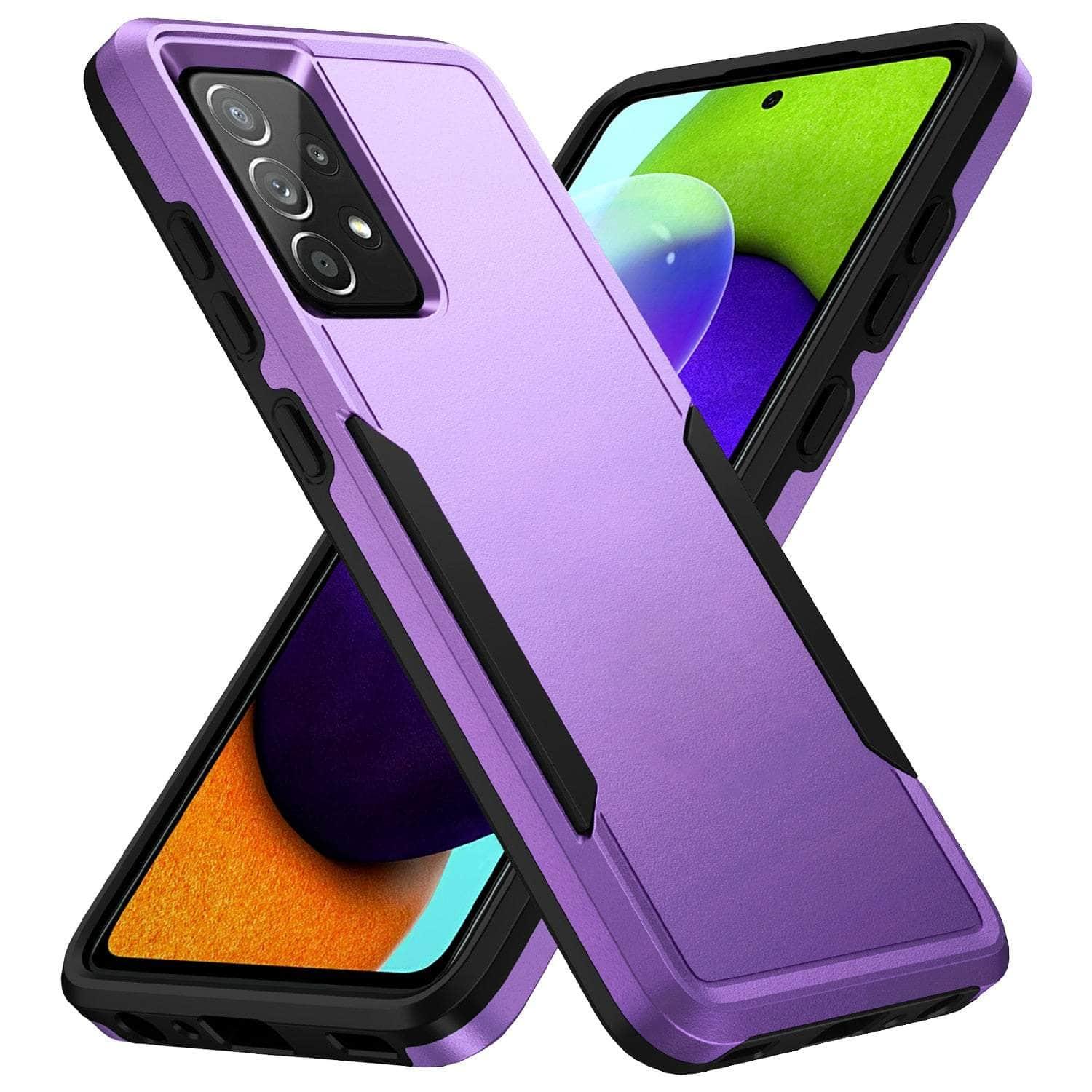 Casebuddy purple / for Samsung A73 5G Shockproof Precise Cutout Galaxy A73 Case