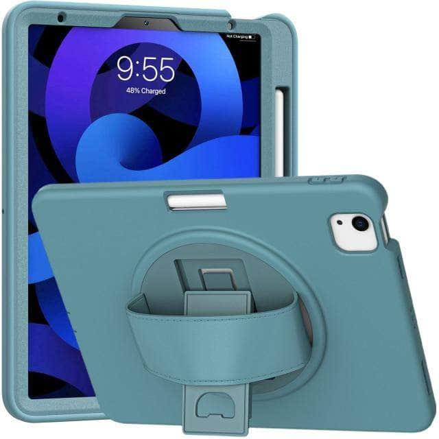 CaseBuddy Australia Casebuddy Emerald Blue / Pro11 (2020 2018) Silicone IPad Air 4 Rugged Duty Hand Holder Shell